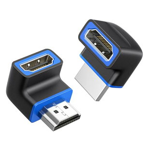 Cable Matters HDMI L A_v^ 8K HDMIϊA_v^[ 90°270° pxύX HDMI IX X HDMIA_v^ 8K 60Hz / 4K 120Hz HDRΉ 2Zbg ubN