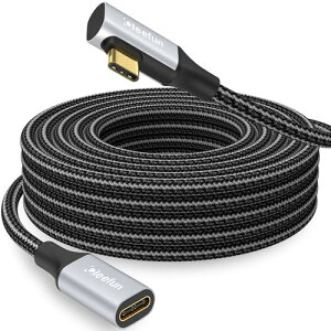 CLEEFUN USB C P[u L 3m ^CvC P[u L^ USB 3.1 Gen2(ő5Gbps) Type C P[u 100W/5A PD}[d p C^Cv R[h 