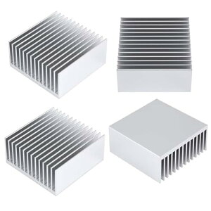 Awxlumv 4pc 50mm A~jEEMLbg 50 (L) x 50 (W) x 20mm (H)AGPU CPU y`FW[ [^[Av LED `bvZbgpRXgptBq[gVN (Vo[)