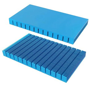 Awxlumv �q�[�g�V���N ��p�� ���M�� �A���~�j�E�� �{�[�h ��^ �N�[���[ PC HHD PCB �p���[�g�����W�X�^�� �K�p (150 x 85 x 12mm,�u���[) 1��