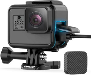 �ySametop�z�t���[���}�E���g �ی�P�[�X �S�[�v���p�A�N�Z�T���[ GoPro Hero7 Hero6 Hero5 Hero(2018)�J�����ɓK�p �����Y�J�o�[�t��