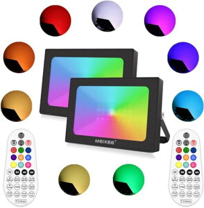 MEIKEE RGB LED ͋C tbh Cg O J[Cg  C~l[V 25W Ɩ EH[v h ho NX}X EFfBO o[ ze EW Nup