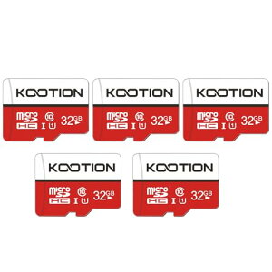 KOOTION microSDJ[h 32GB 5Zbg SDA_v^[t Class10 UHS-I J[h SDHC }CNSDJ[h U1] hCuR[_[ X}[gtH fWJ ^[ubh PCΉ