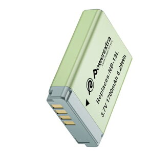 Powerextra NB-13L ݊obe[1700mAh e Canon/Lm Canon PowerShot G5X G7X G7X Mark II G9X G9X Mark II SX620 HS SX720 HS SX730 HS SX740 HS Ή݊obe[ 1PCS