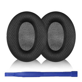 Adhiper WH-1000XM3 イヤーパッド 交換用イヤーパッドSony WH-1000XM3 ヘッドフォン用交換用イヤーパッド ノイズキャンセリングイヤーパッド ヘッドフォンカバー (ブラック/メッシュ)