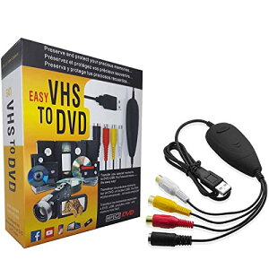 USB2.0rfILv`[ fW^f[^ VHS 8mm rfIe[vPC/DVDɊȒPۑWindows 2000 / XP/Vista/Win 7/8/8.1/10Ή video capture