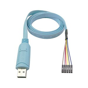 DSD TECH SH-U09BL USB-TTL�V���A���P�[�u���ACP2102N�`�b�v�t�� 1.2M/4FT