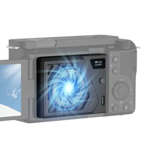 Ulanzi カメラ用冷却ファン 扇風機 【アップグレード版】 発熱対策 風量調節可 静音設計 スプリングタイプ 冷却クーラー 小型 軽量 Type-c充電式 200mAh カメラ用ラジエーター 送風機 夏用 排熱