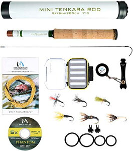 M MAXIMUMCATCH Maxcatch Tenkara rod �e���J�����b�h �k���� �t���C�t�B�b�V���O���b�h�L�k �J�[�{���`���[�u�T�C�Y�i10/11/12/13ft�j (�ȒP�e���J���t�B�b�V���O�Z�b�g�i�~�j�e���J���j, 12ft)