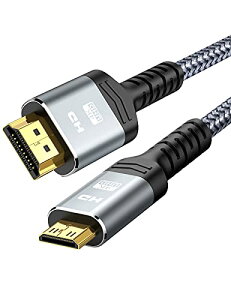 Snowkids Mini HDMI ϊ P[u 4K(60Hz) 1.8m ~j HDMI o` vWFN^[Aj^[AJΉ (^CvAIX - ~j^CvCIX)