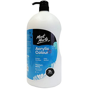 Mont Marte AN Titanium White 2bg 2L |vt  핢͋ w|pƂɌ Acrylic Paint