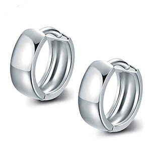 [AChR] IDOLCO X^[O Vo[ SILVER 925 Vv Ԃ t[v sAX 2Zbg Y fB[X jZbNX (L(aF8.7mm OaF11.5mm))