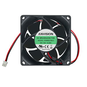 ANVISION 80mm x 25mm DC 12V uVXpt@ fA{[xAOA2s