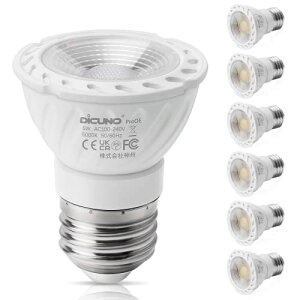 DiCUNO LEDd E26 F X|bgCg 5W 50W 400lm 5000K Ra98+ F Lz Ή 6