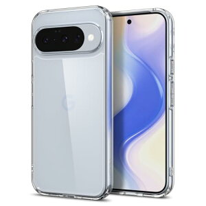 Spigen Pixel 10 / 10 Pro �P�[�X �N���A ���� �ϏՌ� ��d�\�� �ČRMIL�K�i �E���g���E�n�C�u���b�h ACS09715 (�N���X�^���E�N���A)