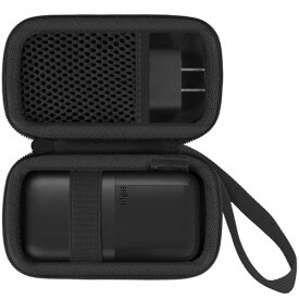 （ケースのみ）ブラウン モバイルシェーバー Braun mini 電動 髭剃り メンズ M-1013/M-1010専用収納ケース小型 携帯用 旅行用，ブラック-Khanka