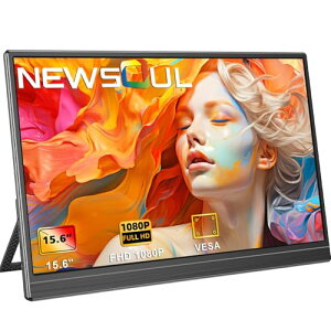 Newsoul oCj^[ 15.6C` oCfBXvC ^ |[^uj^[ VESAΉ Tuj^ 1920x1080FHD ^уj^ y ^ Q[~Oj^ IPStpl Q[ USB Type-C