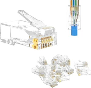 VCE RJ45 RlN^ CAT6 CAT5E CAT5 LANP[up ђʌ^ LANRlN^ zȒP ܐ܂ɂ 50Zbg