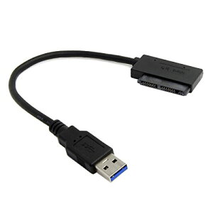 cablecc USB 3.0 - Micro SATA 7+9 16s 1.8C` 90xpx n[hfBXNhCo[ SSD A_v^[P[u 10cm