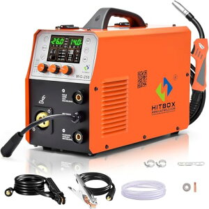 HITBOX nڋ@ 100V 200A mKXMIG A[Nn LIFT TIG 13 Co[^[ igp40 t\ MIGn DIY SҌ y ƒp ^nڋ@ { (MIG250)