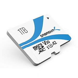 SABRENT MICRO SDJ[h 1TB, ܂SDXC J[h V30A[J[hAUHS-II[J[hAPS5EPS4EMacbook̑̃foCXōő 100MB/sb̍]iSD-MQ30-1TB)