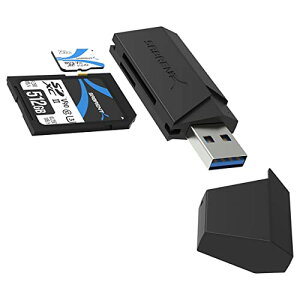 SABRENT SuperSpeed 2XbgUSB 3.2 Gen 1tbVJ[h[_[iWindowsAMacALinuxAѓAndroidVXepjFSDASDHCASDXCAMMC/}CNSDAT-FlashΉ [ubN]iCR-UMSSj