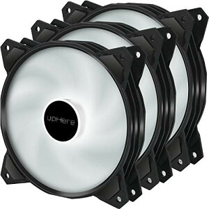 upHere 120mm PCP[Xt@ É^Cv 1300rpm 3PINƃytF4s 3{ LED PF120WT3