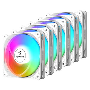 upHere ARGB 120mm PCP[Xt@ 6PINRlN^É \ 5V 3PIN ARGB}U[{[hAURA Sync t@nu+[gt 6{1Zbg gƔu[hyNT1206-6zc