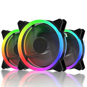 upHere 120mm RGB PCP[Xt@ SLEDOŎ肪 É^Cv 25mm 6PIN SATAd Rg[[ƃRtg 3{1ZbgyRGB123-3z