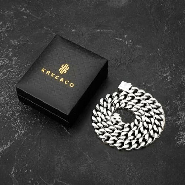 楽天市場】KRKC&CO ネックレス メンズ 幅14mm k18金メッキ 人気 喜平 