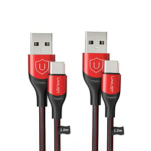 [1M 2{Zbg]UMUST USB C P[u USB Type C P[u USB A to USB-CP[u QC3.0 3.1A}[dP[u USB C R[h ^CvCP[uiCҍ݃^CvCP[u Samsung Galaxy S21 LG V50 Pixel iPad Pro Mini