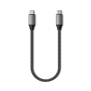 Satechi USB C to USB C P[u 100W ? iPhone 16 Pro Max/16 Pro/16/16 Plus iPad Mini 6/Pro 2021 iPad Air 4 MacBook Pro 2020 Samsung Galaxy S23 SwitchȂǂɑΉ (10C`/25cm)