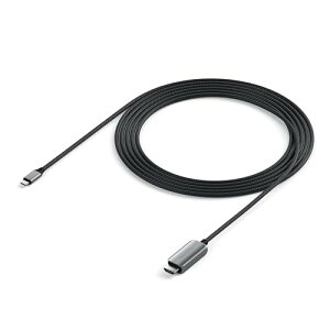 Satechi USB C to HDMI 2.1 8K P[u 8K @ 60Hz  4K @ 120Hz Ή Type C to HDMI P[u Thunderbolt 3/4 Ή MacBook Pro MacBook Air iPad Pro iPhone 15 ȂǂɑΉ (6.5 tB[g/2m)