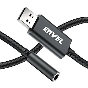 ENVEL wbhZbgA_v^[ 3.5mm X^`USBIX^ `bv OtXeITEhJ[h TRRS 4 }CNΉ USB`wbhzւ̃A_v^[ PS5 PS4 m[gp\R PCȂǂ