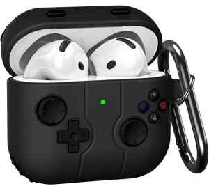 CAGOS AirPods 4P[X 2024 4pJo[ GA[|bY4  ق4 VRf 3D  Q[fUC یJo[   Jrit LEDCg CX[d