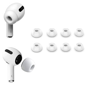 �C���[�`�b�v 8�� Replacement for AirPods Pro �C���[�`�b�v�ɑΉ��AYINVA �V���R�� �����p�C���[�`�b�v (S�AM�AL�A�z���C�g)