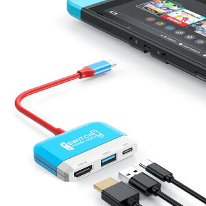 Nintendo Switch/OLEDXCb`pXCb`hbNA3-in-1~jXCb`TVhbN 4K HDMI USB 3.0|[g USB C PD 100W[dAXCb`pgx|[^uhbN (u[)