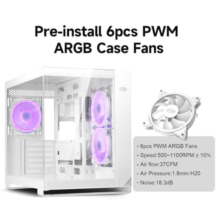 楽天市場】PCCOOLER CPS C3T500 ARGB タワー ATXケースタワー PCケース 
