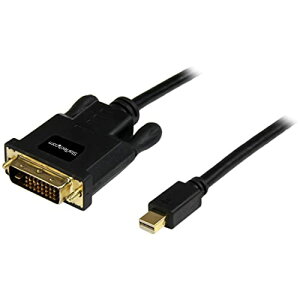 StarTech.com Mini DisplayPort - DVI�ϊ��P�[�u�� 91cm Mini DP(�I�X) - DVI-D(�I�X) 1920x1200 �u���b�N MDP2DVIMM3B