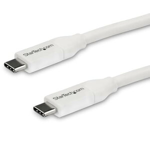 StarTech.com USB 2.0 Type-C P[u zCg 4m USB PD(ő5A) USB-C/IX - USB-C/IX USB-IFF؍ς USB2C5C4MW