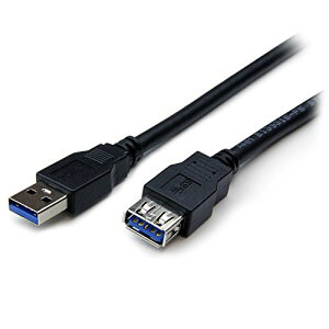 StarTech.com USBP[u^USB 3.0i5Gbpsj^2m^Type-A - Type-A^IX - X^SuperSpeed USB 3.2 Gen1 Ki^ubN^USB R[h^s[^[ GNXe_[ P[u USB3SEXT2MBK