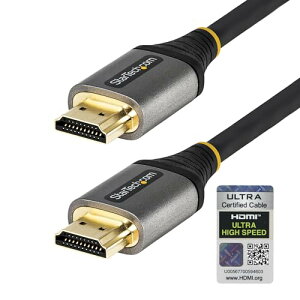 StarTech.com 8KΉHDMI 2.1P[u^1m^48GbpsΉEgnCXs[hHDMIP[u^8K60Hz & 4K120Hz^HDR10 + eARCΉ^HDMIF؃P[u^_TPE핢 HDMM21V1M