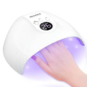 NAILGIRLS LED & UV lCCg 75W WFlCpCg uvCg Wp dCg vp lC ƊEڒq[g@\ SWFΉ OKi^C}[ 葫p zCg (White)