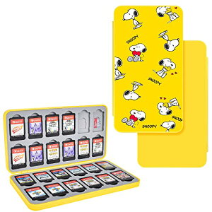 Dlseego Switch ゲームカードケース スイッチカード 収納ケース 24枚スイッチカード 24枚SDカードケース switch ソフトケース ゲームカードポケット 携帯便利 耐衝撃 黄色