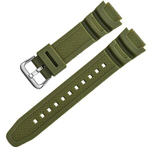 �g���`���[���[ �r���v�p�x���gTPU �o���h �u���b�N18mm �h���h���^�C�v �X�|�[�c �u���b�N AE-1000w�AAQ-S810W�ASGW-400H�ASGW-300H�y�݊��i�z(18mm, �A�[�~�[�O���[��)