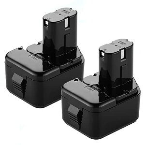 Powilling 日立 12V バッテリー 3000mAh EB1214S 互換バッテリー EB1212S EB1214L EB1214S EB1220BL EB1220HL EB1220HS EB1220RS EB1222HL EB1226HL EB1230HL EB1230R BCC1215 日立工機 対応 ニッケル水素 二個セット日立工機バッテリ