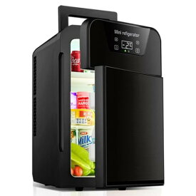 Rakutool ミニ冷蔵庫 冷温庫 小型冷蔵庫 22L ミニ保冷庫 保温・保冷両用 -9℃～65℃ エコモード搭載 省エネ 高密度発泡ウレタン採用 ペルチェ式 小型 ポータブル 静音 LCD温度表示 AC/DC給電 電源コード付属 12V車対応 持ち運び便利 コンパクト