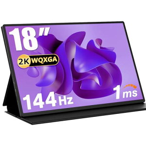 Acouto 2K oCj^[ 18C` 144Hz 1msQ[~Oj^[ HDR[h oCfBXvC XCb`p USB Type-C/HDMIy2560x1600//Xs[J[/X^ht/IPSpl/VESAΉ