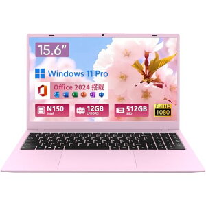 BiTECOOLm[gp\R 15.6C` 12N150m[gPC Office2024 y Windows 11Pro Laptop 𑜓xtHD1920*1080 16:9 IPSLp WebJ/WiFi6/BT5.0/Type-C 12GB RAM+512GB SSD ő3.6 GHz w