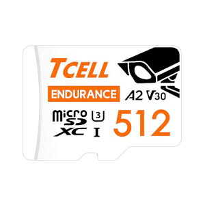 TCELL ϋv p ĎJp 512GB microSDXC J[h A_v^[t - A2AUSH-I U3AV30A4KA}CNSDJ[hAǂݍ/ ő100/80MB/bAtHD4K UHD microSD Ή